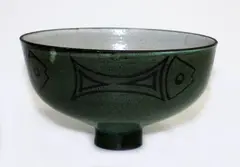 Simon Engelhard, Stoneware pedestal bowl