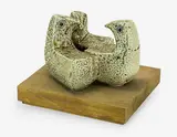 Muriel Carrick Moody, Three stoneware salt glazed stylised doves