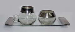 Dorothy Thorpe, Milk jug and sugar basin on a tray