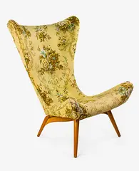 Bob Roukema for Jon Jansen, Wingback lounge chair