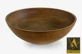 John Crichton, Turned teak salad bowl