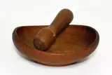 John Crichton, Rare turned kauri pestle and mortar