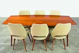 Bob Roukema for Jon Jansen, A rare dining table suite