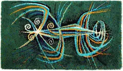 Donald James Ramage, Maori cave art design wool rug