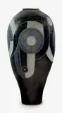 Roy Cowan, A large and impressive stoneware blue salt glazed floor vase