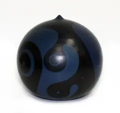 Earthenware orb form by Anneke Borren, offered May 2014