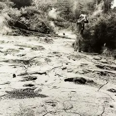 Michael Dunn, Theo Schoon on Location at Waiotapu, 1965, 1965