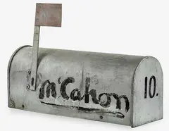 Colin McCahon’s Letterbox, From the artist’s residence at 10 Partridge Street, Grey Lynn, Auckland