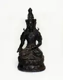 Small Indian bronze figure, of a Bodhissatva
