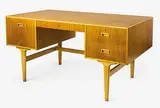 Johannes Andersen, A Danish Modern square edged  writing desk