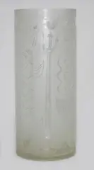 Basia Smolnicki, Patterned sand washed glass vase