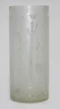 Basia Smolnicki, Patterned sand washed glass vase