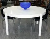 NZ made circular table by Intra Design (designers Ronald Cox & Tim Edwards), offered Mar 2014