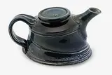 Peter Lange, Blue salt glazed teapot