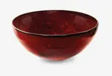 Len Castle, Large hemispherical earthenware bowl