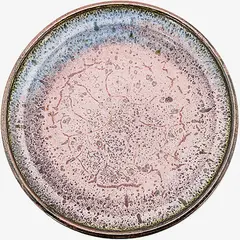 Stoneware dish by Len Castle, sold Mar 2014