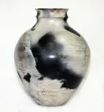 Sheila Brown, Raku fired ceramic pot
