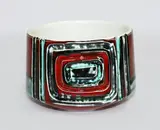 Guy Sydenham, Poole pottery red glaze bowl
