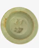 Small Chinese Longquan celadon dish, Song dynasty