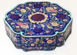 18th century by Large Chinese Canton enamel sweatmeat box and cover, sold Dec 2013