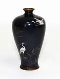 Small Japanese cloisonné vase, Meiji period