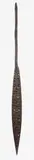 Tene Waitere, Finely carved hoe