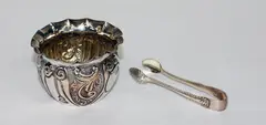 Birmingham 1900 by Sterling silver sugar basin, sold Dec 2013