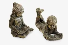 Ken Kendall, Untitled (Children reading)
