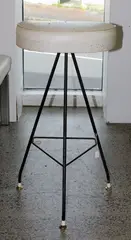 1950s bar stool by Garth Chester, offered Dec 2013
