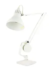 Hadrill and Horstmann, white anglepoise lamp