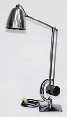 Hadrill and Horstmann, Polished steel counter poised industrial lamp