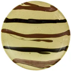 Large stoneware circular dish by Shoji Hamada, offered Oct 2013