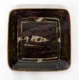 Murata Gen, Mashiko pottery stoneware square dish