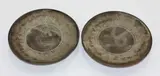 Shimaoka Tatsuzo, Two stoneware dishes