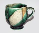 Jeff Oestreich, Stoneware handled tea cup