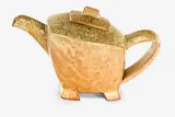 Jeff Oestreich, Large and impressive wood fired stoneware teapot