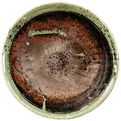 Large stoneware bowl by Len Castle, sold Oct 2013