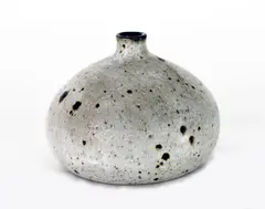 Stoneware bottle vase by Len Castle, sold Oct 2013