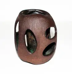 Stoneware vase by Pat Perrin, sold Oct 2013