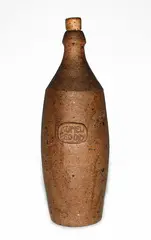 stoneware wine bottle by Adrian Cotter, sold Oct 2013