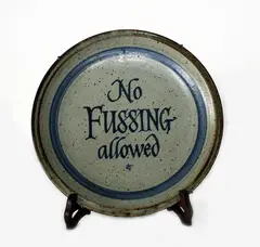 Jill Totty, Stoneware plate