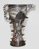 Gail Weisburg, Hand painted porcelain anthropomorphic jug