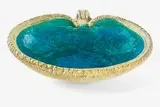 Len Castle, Stoneware lipped alkaline pool bowl