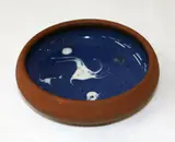 Len Castle, Stoneware slip glazed dish