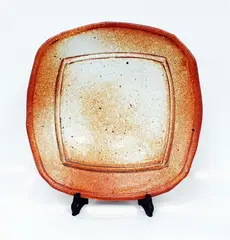 Large stoneware platter by Peter Alger, sold Oct 2013