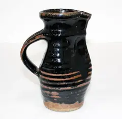 Stoneware jug by Dennis O’Connor, offered Oct 2013