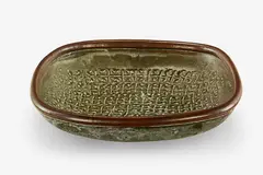 Len Castle, Rectangular stoneware dish