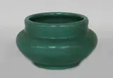 Olive Jones, Green glazed squat vase