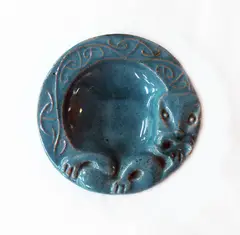 Stoneware dish by Olive Jones, sold Oct 2013