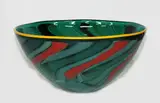Mike McGregor, Large deep filigrana glass bowl